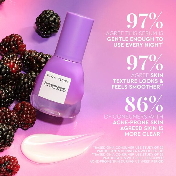 GLOW RECIPE BLACKBERRY RETINOL BLEMISH SERUM - Picture 3 of 7